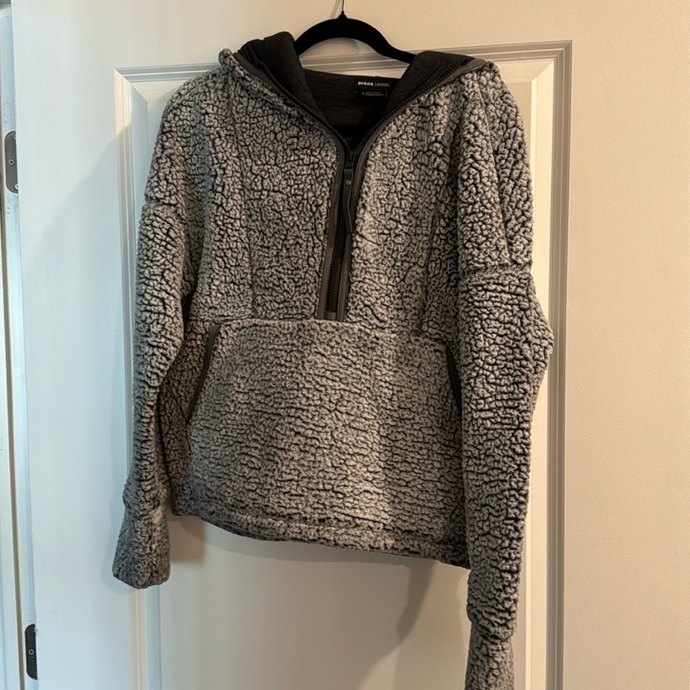 Prana half zip women’s fleece hoodie.
